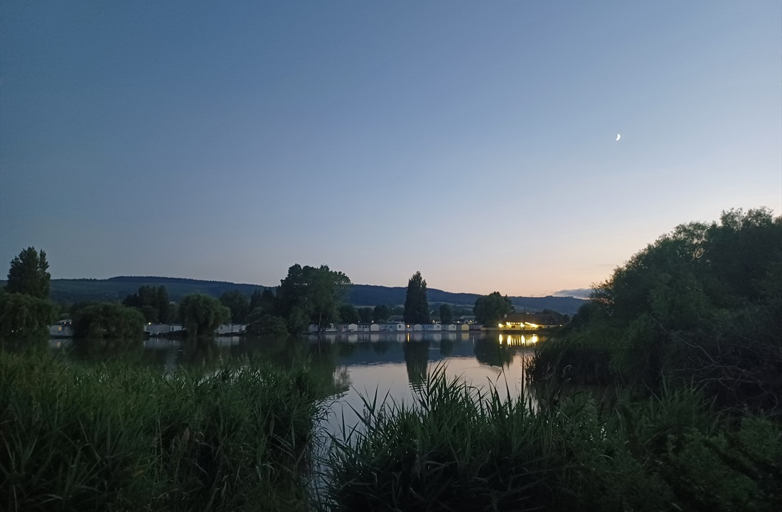 Evening view across the lake